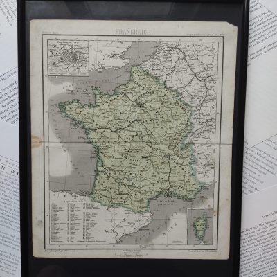Gerahmte Karte - Frankreich